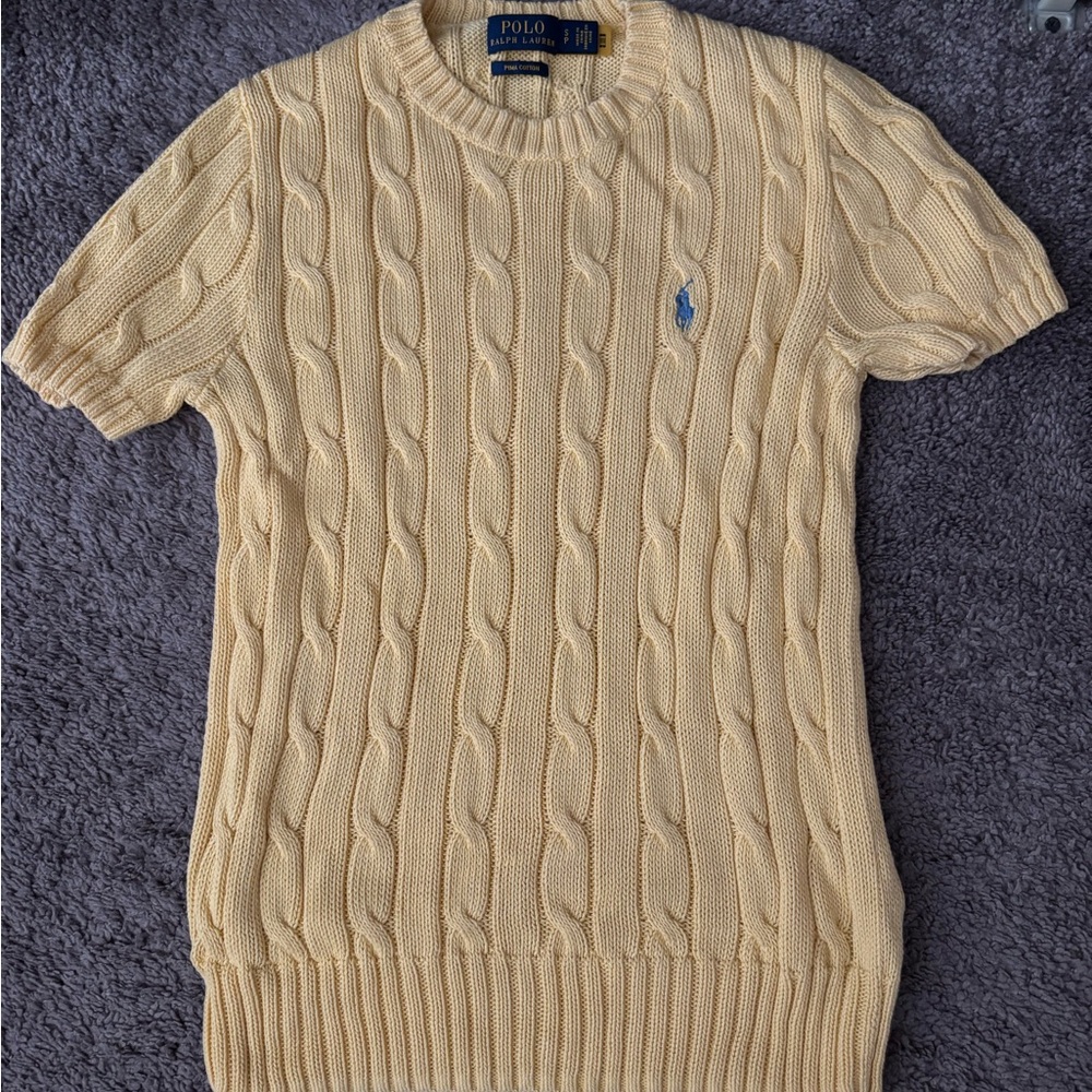Polo Ralph Lauren Cable Knit Sweater - Yellow